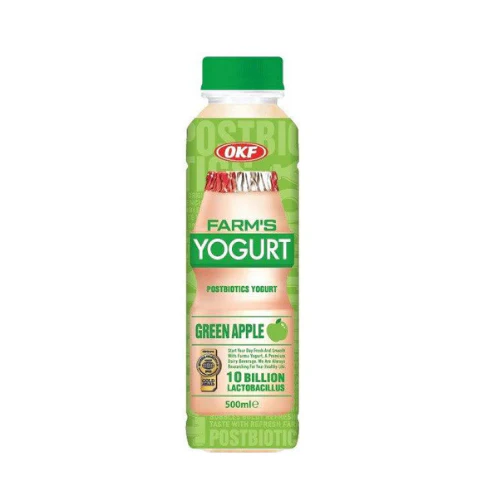 Ундаа OKF Farms yogurt green apple 500мл Бишрэлт