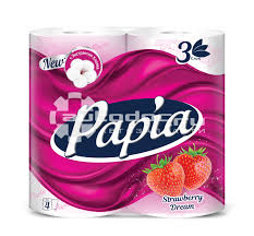 Ариун цэврийн цаас Papia Secret Garden №4 Бишрэлт